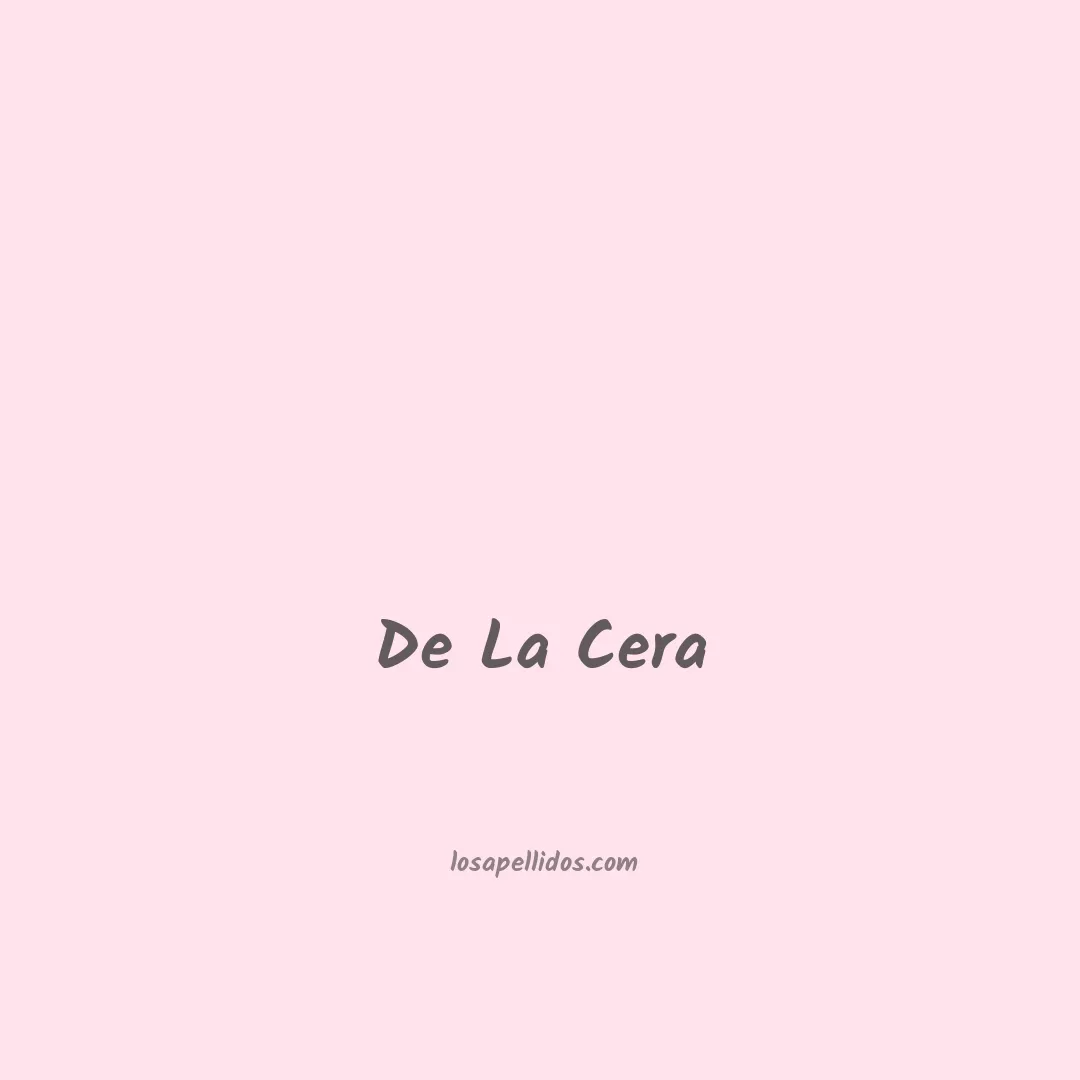 De la cera en chino