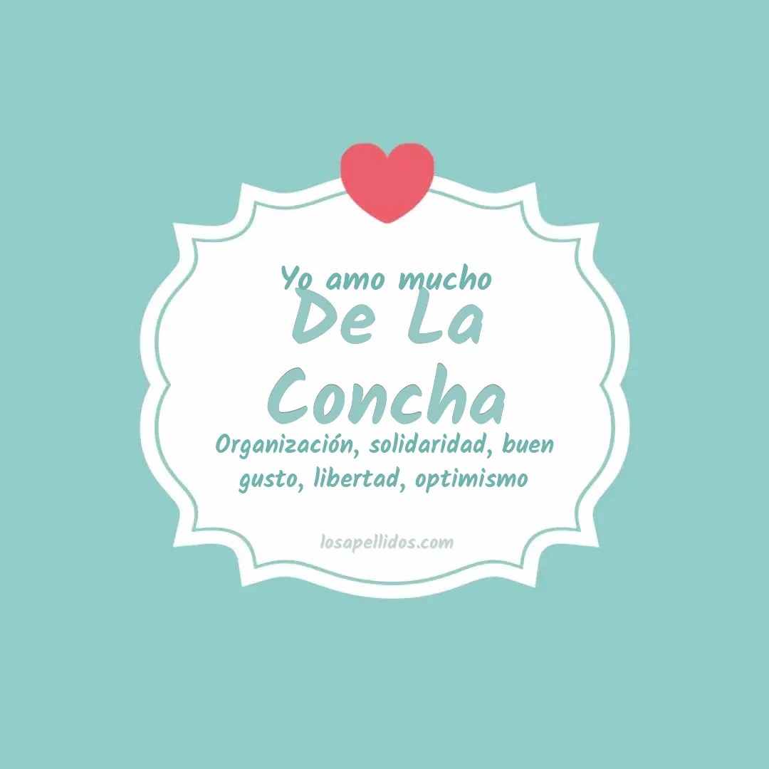 Yo amo mucho De la concha
