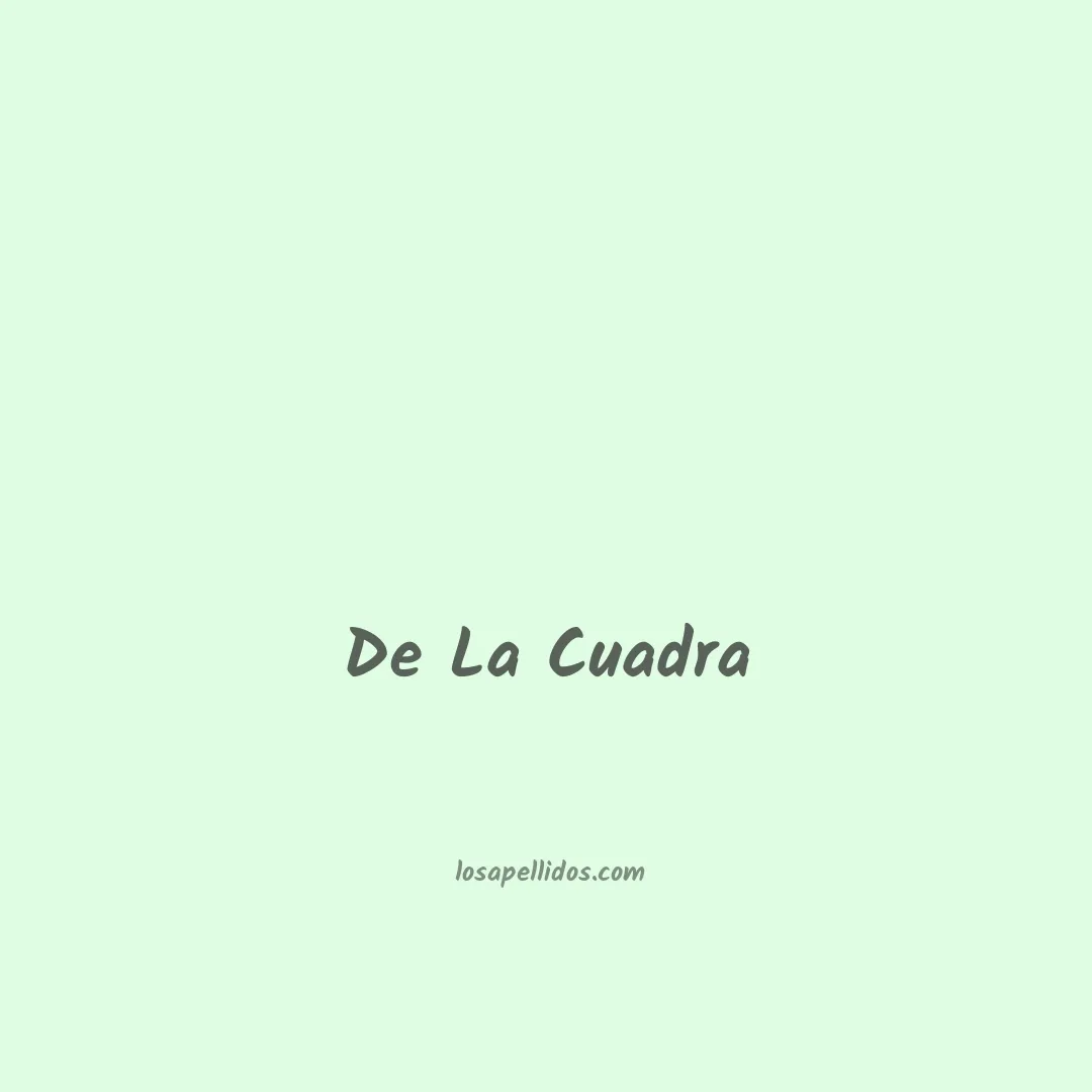De la cuadra en chino