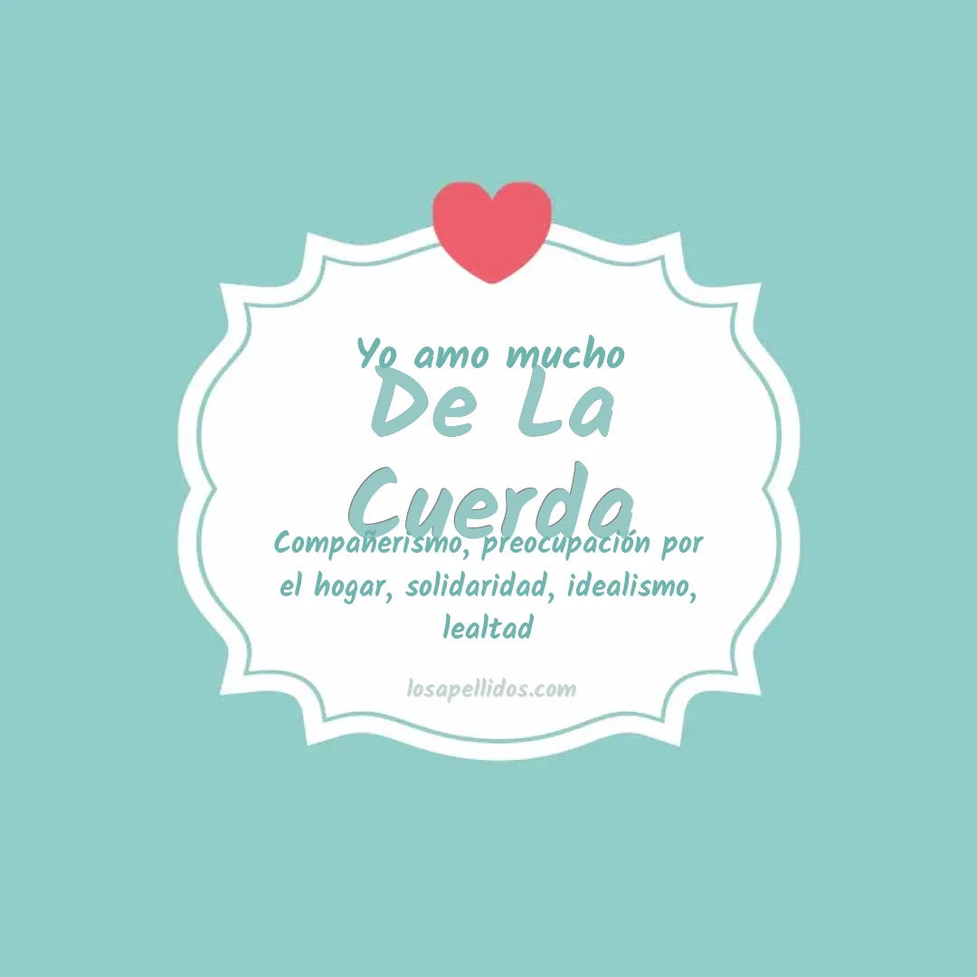Yo amo mucho De la cuerda