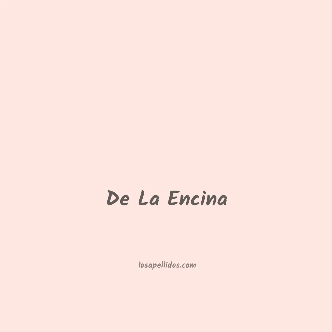 De la encina en chino