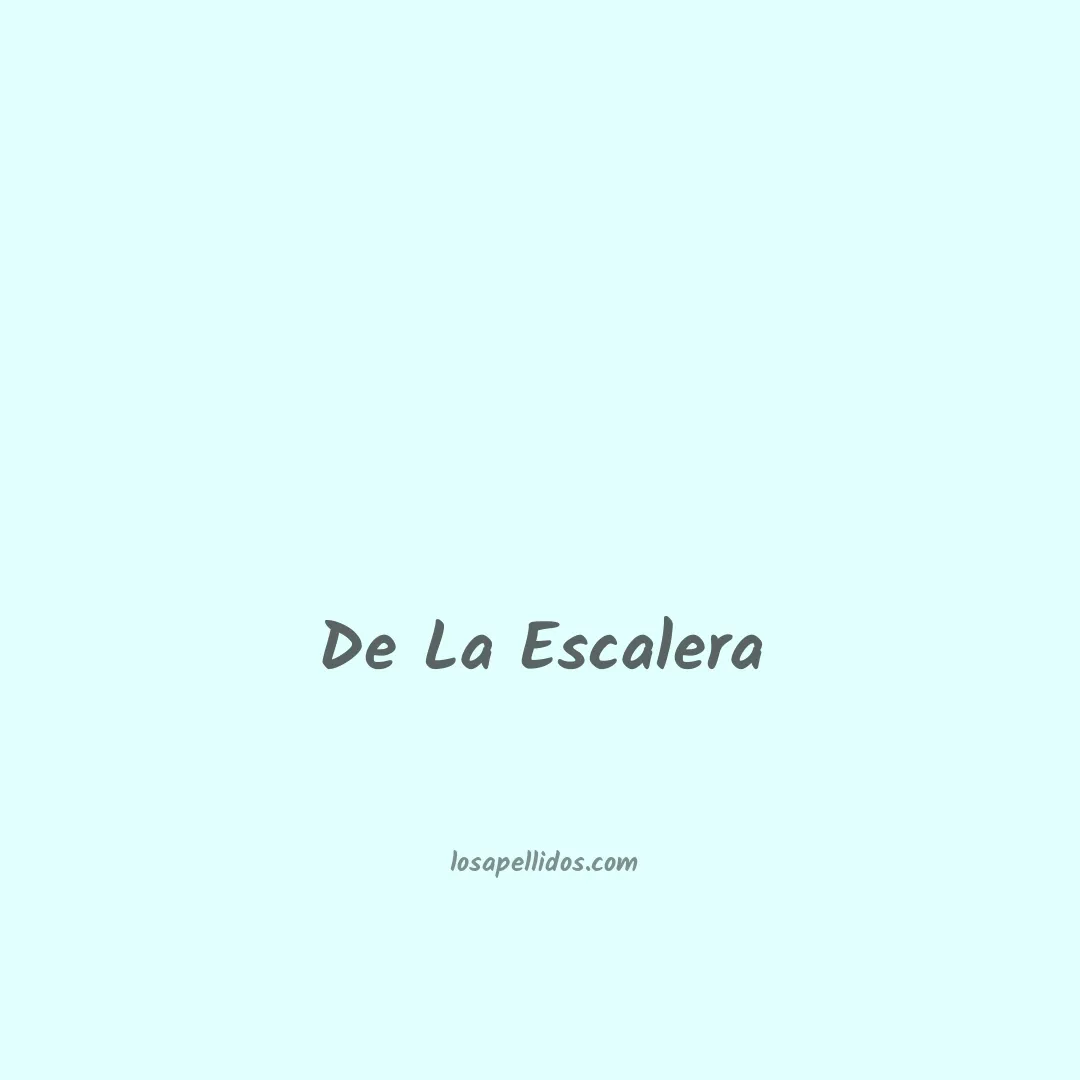 De la escalera en chino