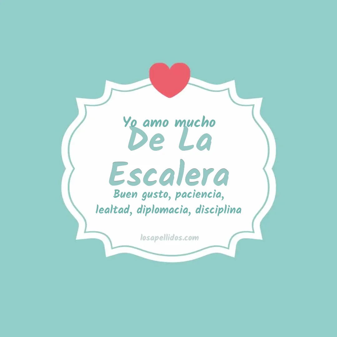 Yo amo mucho De la escalera