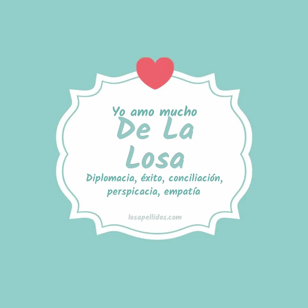 Yo amo mucho De la losa