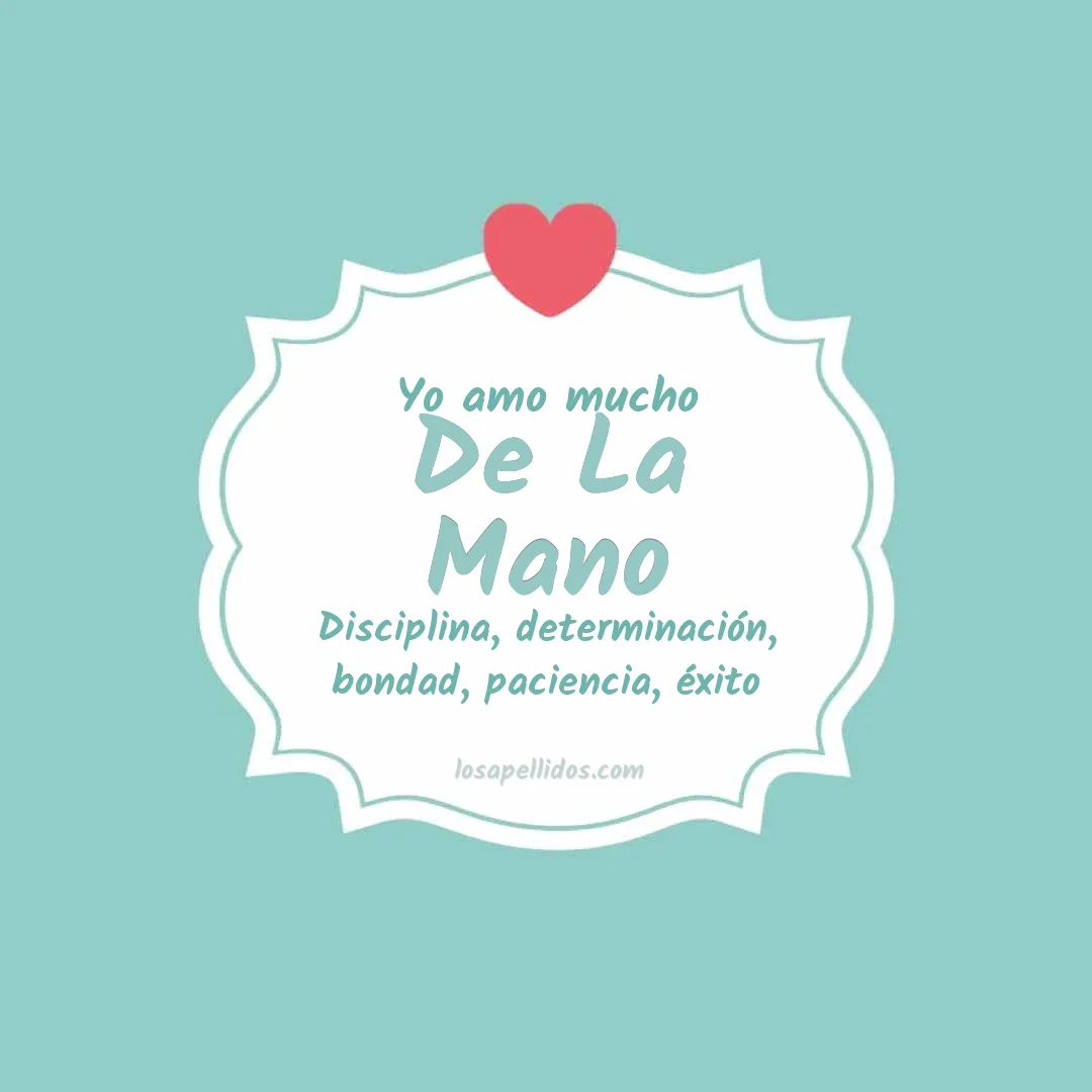 Yo amo mucho De la mano