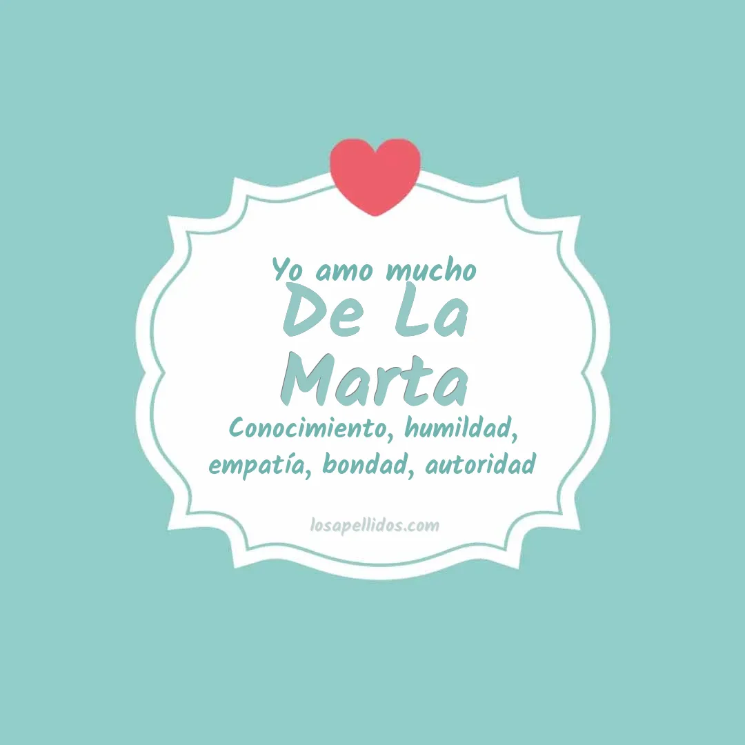 Yo amo mucho De la marta