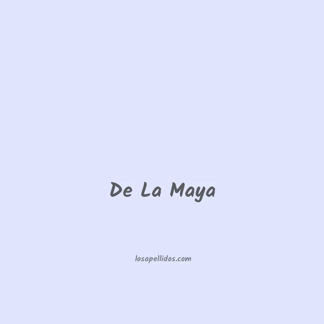 De la maya en chino