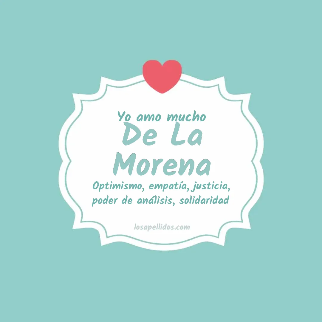 Yo amo mucho De la morena
