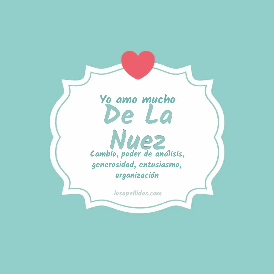 Yo amo mucho De la nuez
