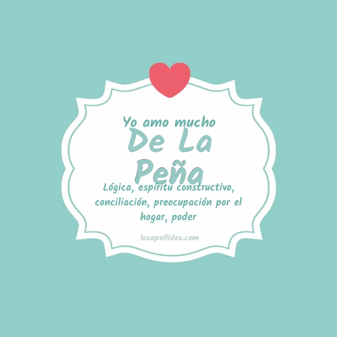Yo amo mucho De la peña