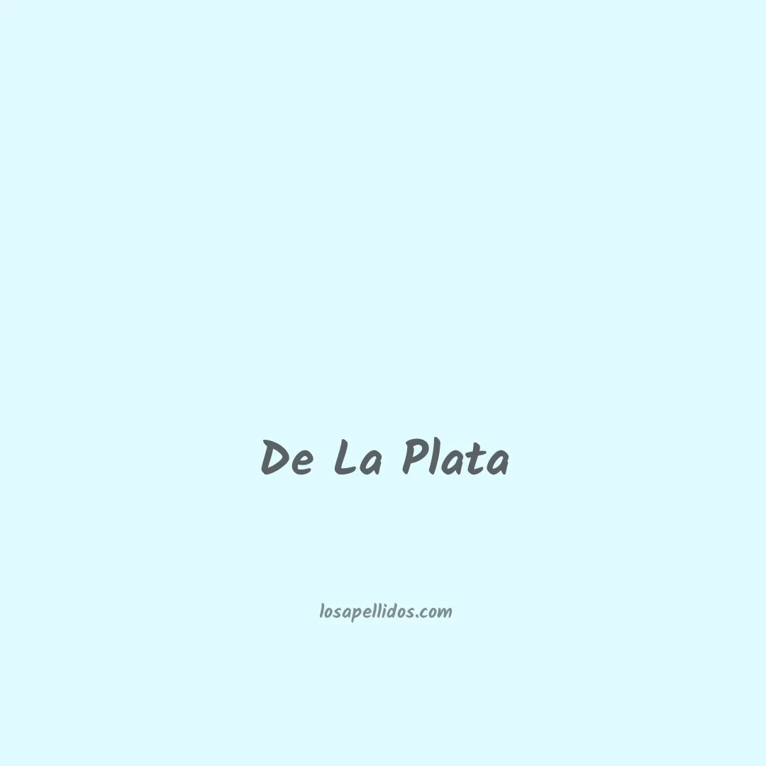 De la plata en chino