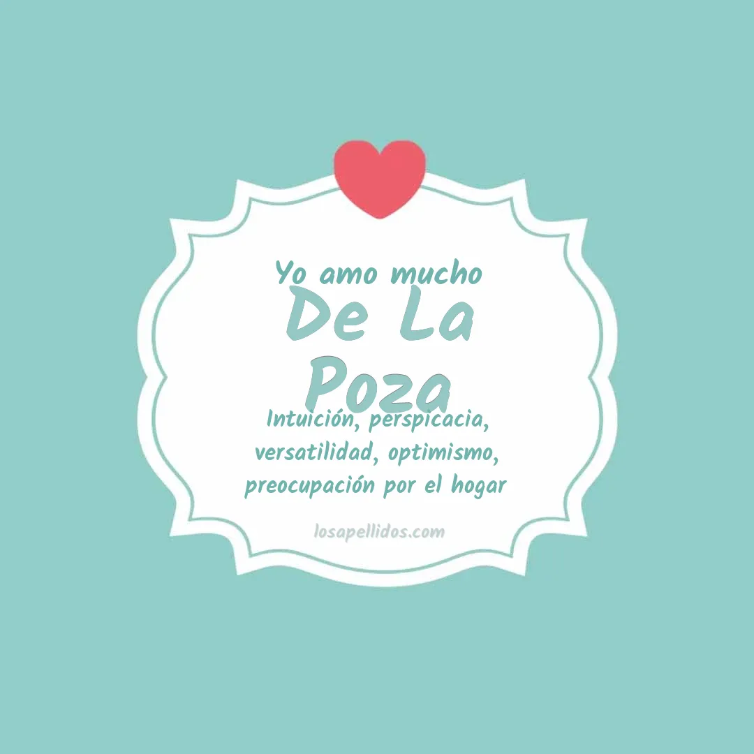 Yo amo mucho De la poza