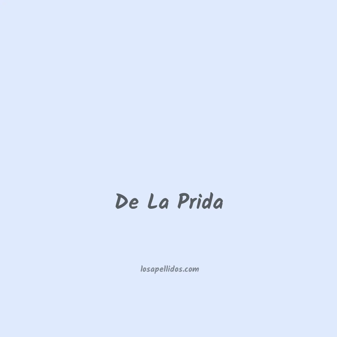 De la prida en chino