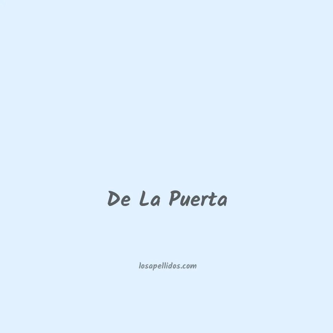 De la puerta en chino