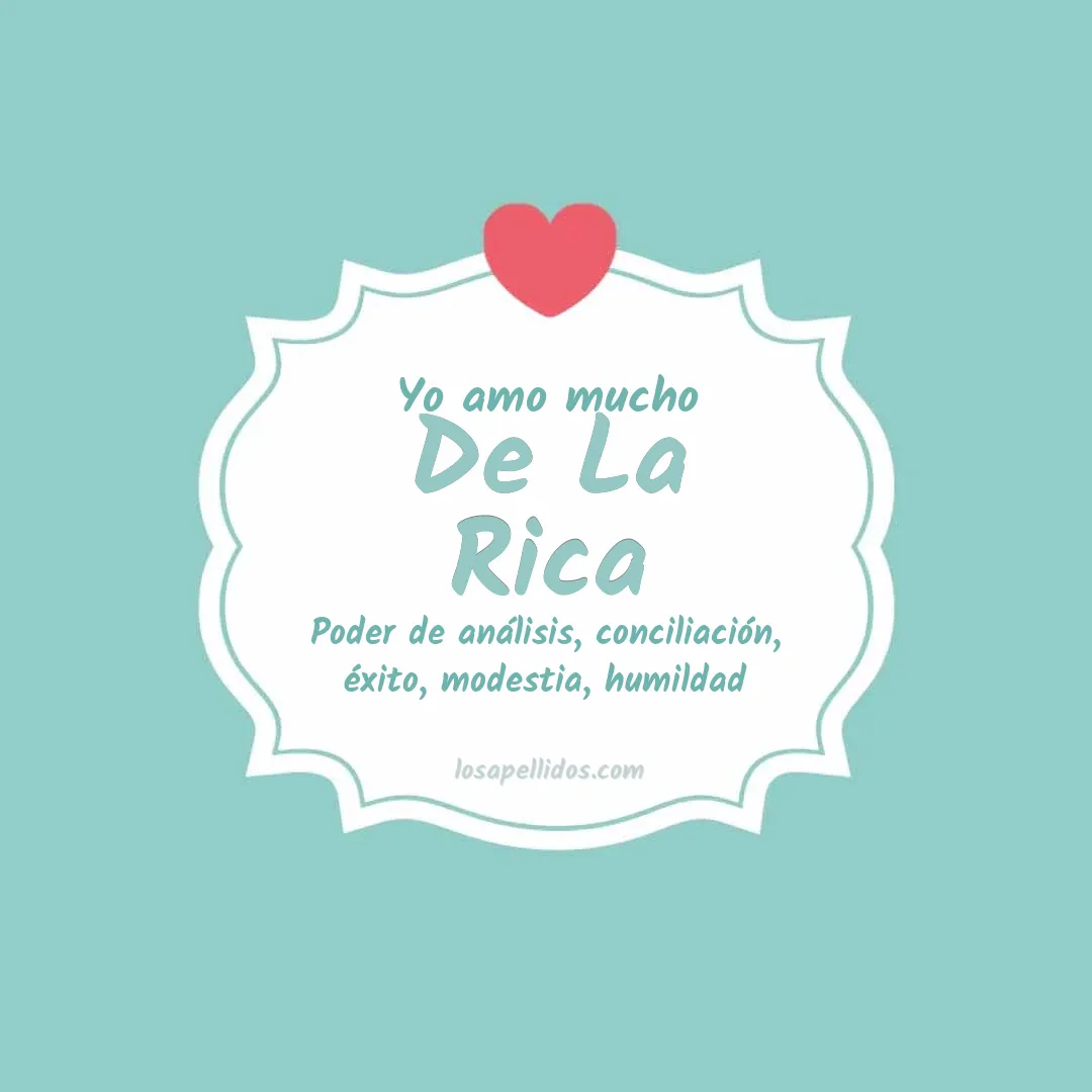 Yo amo mucho De la rica