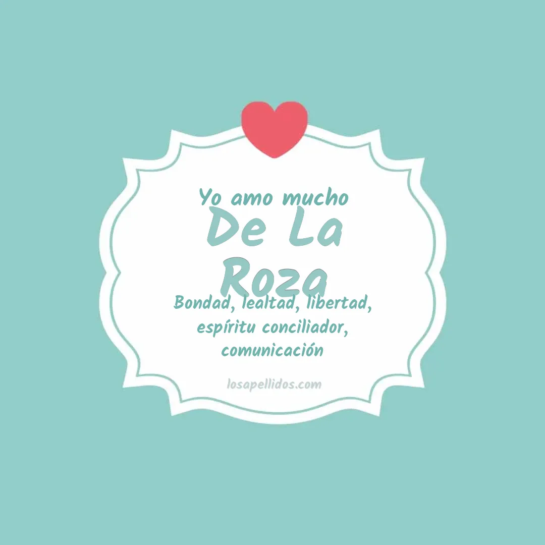 Yo amo mucho De la roza