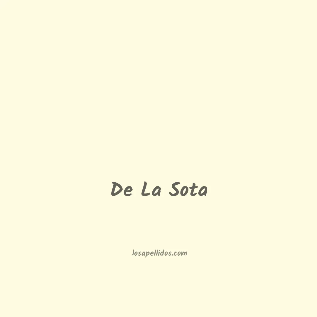 De la sota en chino