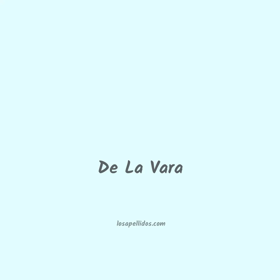 De la vara en chino