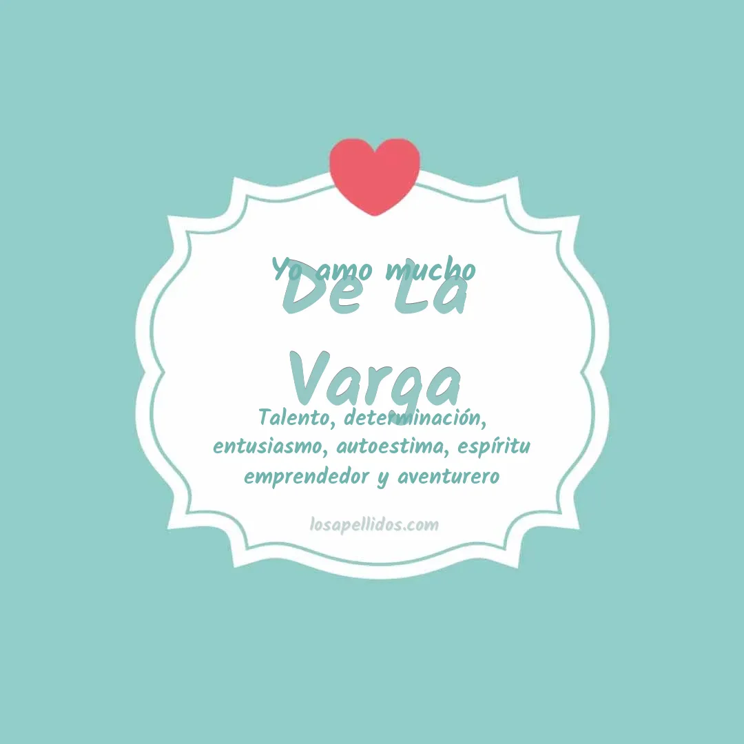 Yo amo mucho De la varga