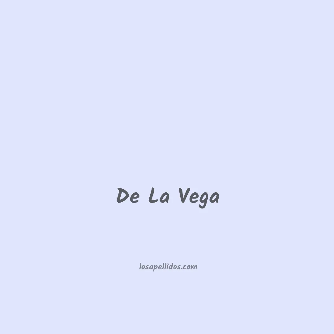 De la vega en chino