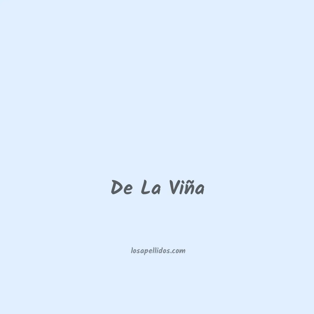 De la viña en chino