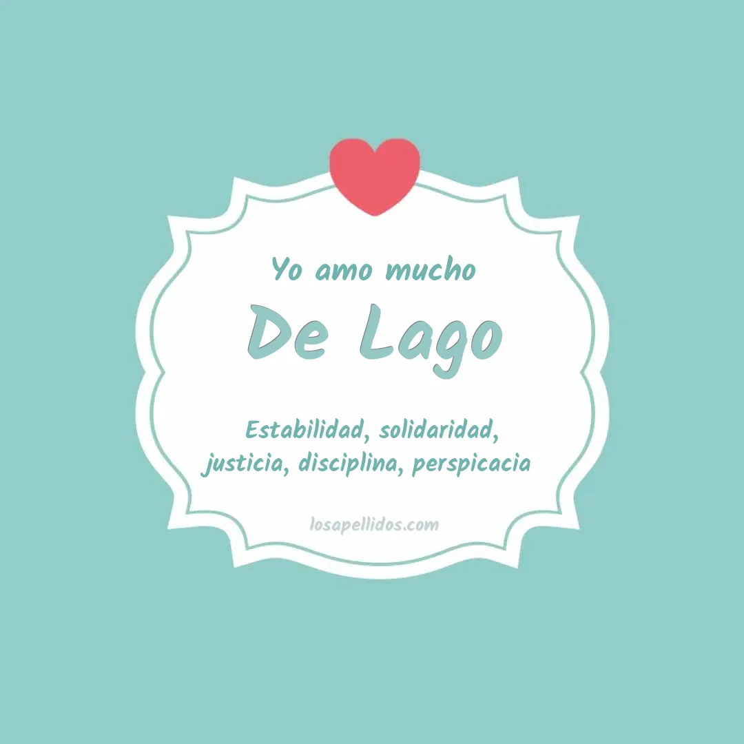 Yo amo mucho De lago