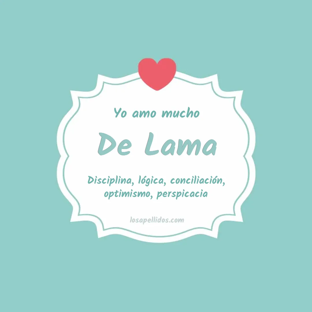 Yo amo mucho De lama