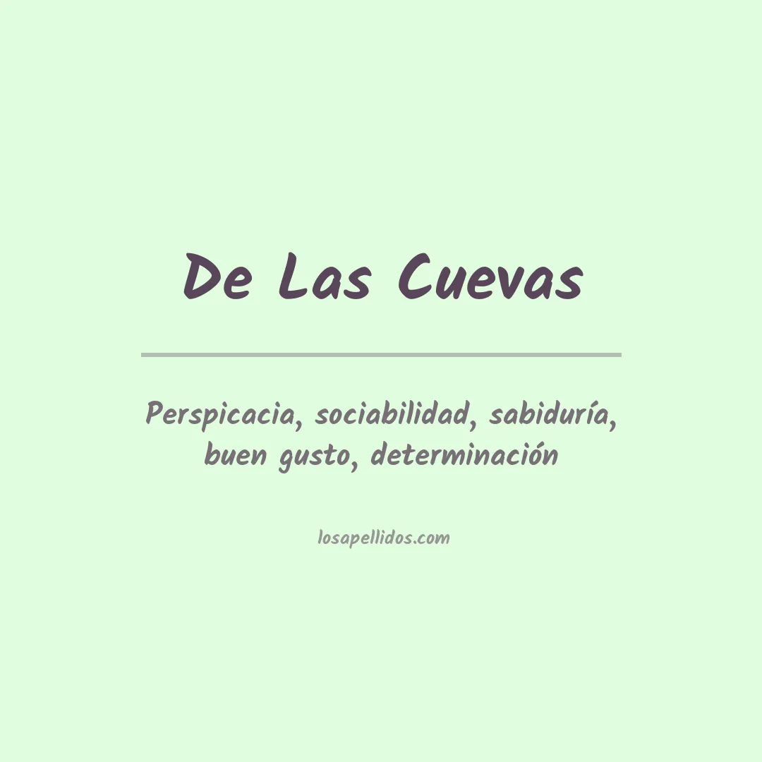 Apellido De las cuevas