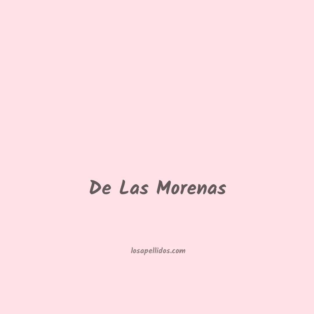 De las morenas en chino