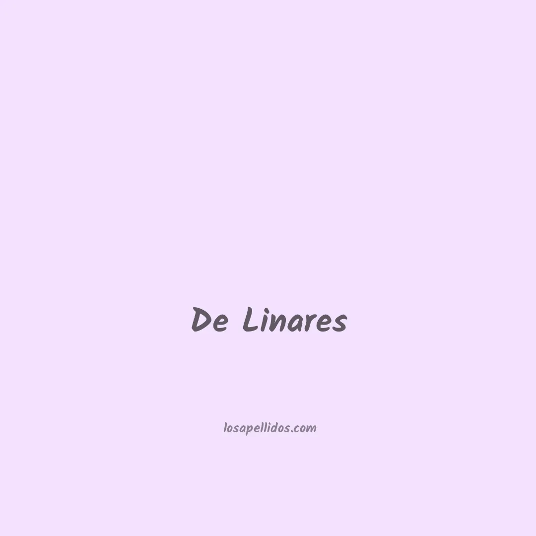De linares en chino