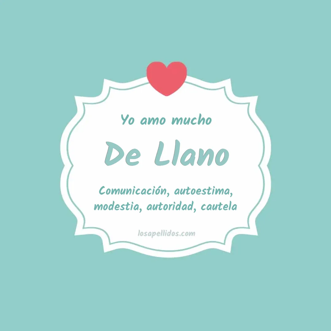 Yo amo mucho De llano