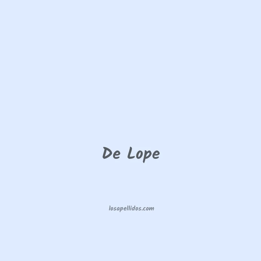 De lope en chino