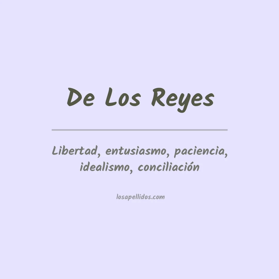 Apellido De los reyes