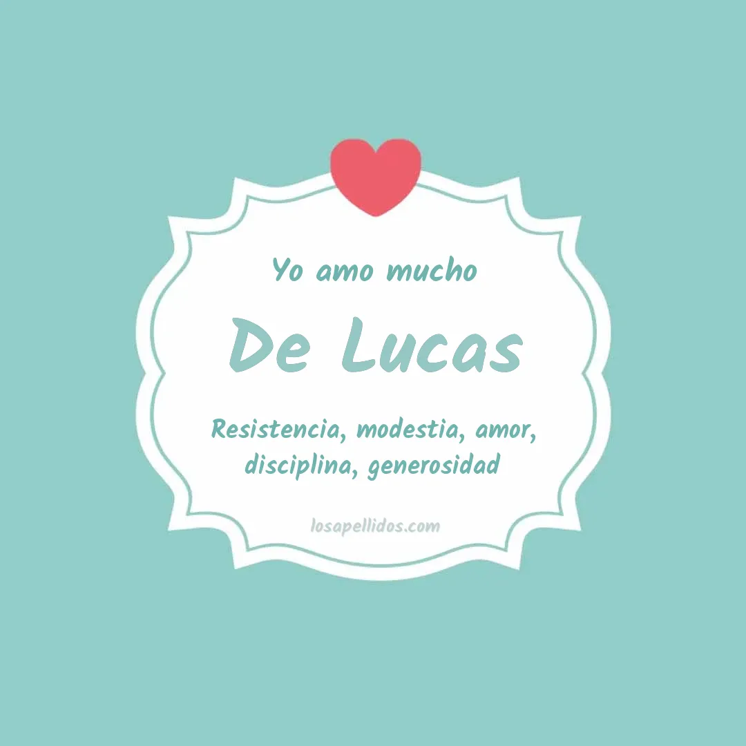 Yo amo mucho De lucas