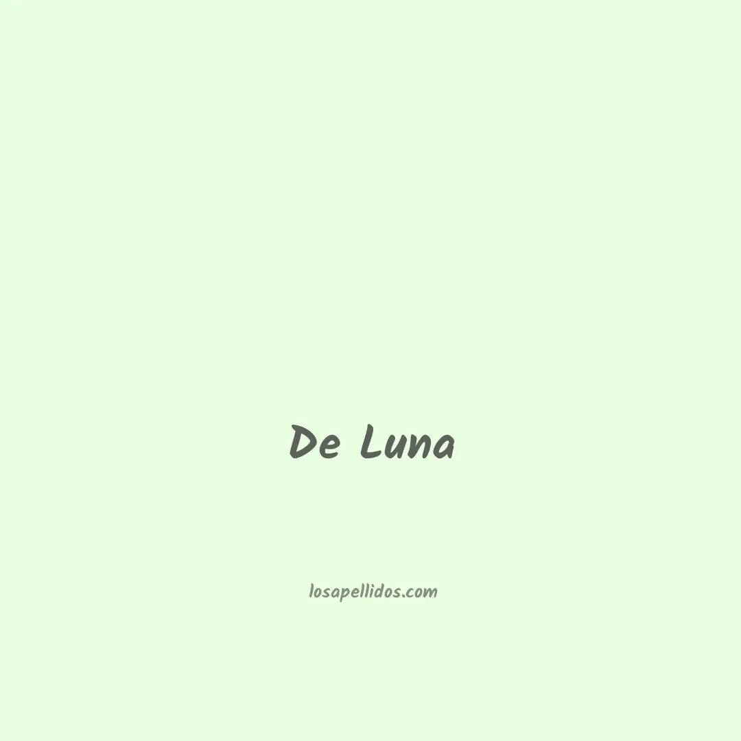 De luna en chino