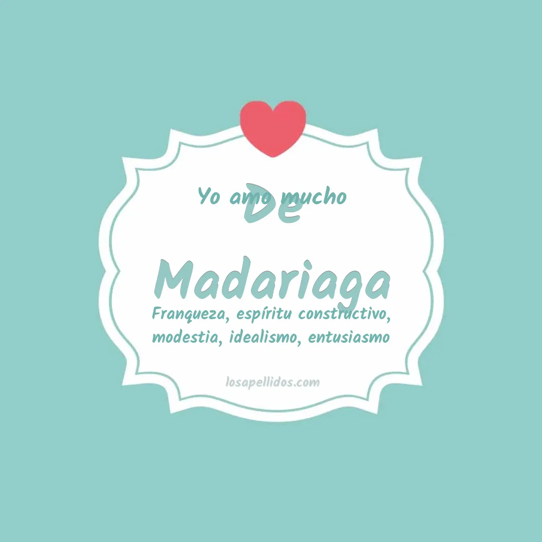 Yo amo mucho De madariaga