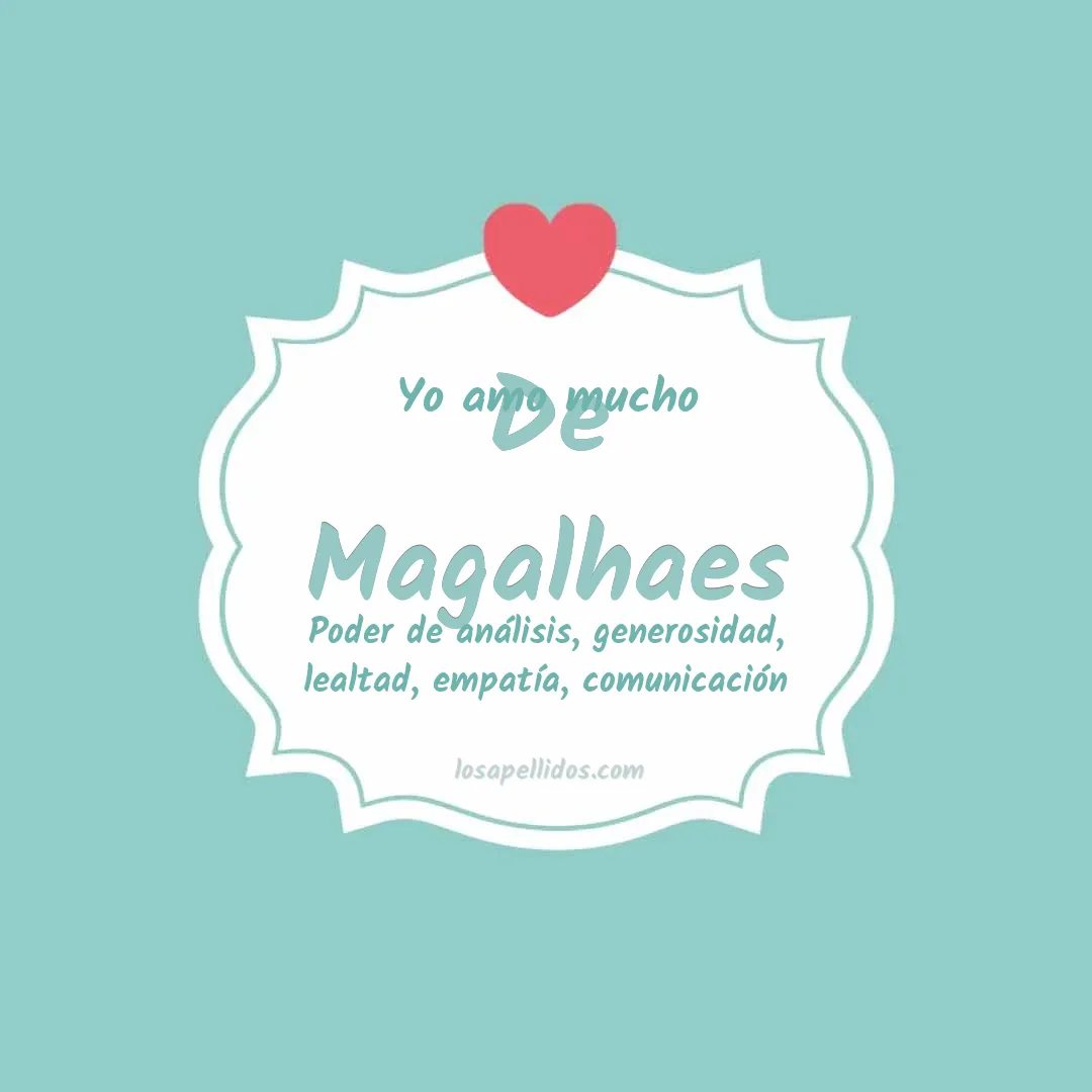 Yo amo mucho De magalhaes