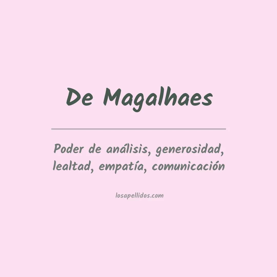 Apellido De magalhaes
