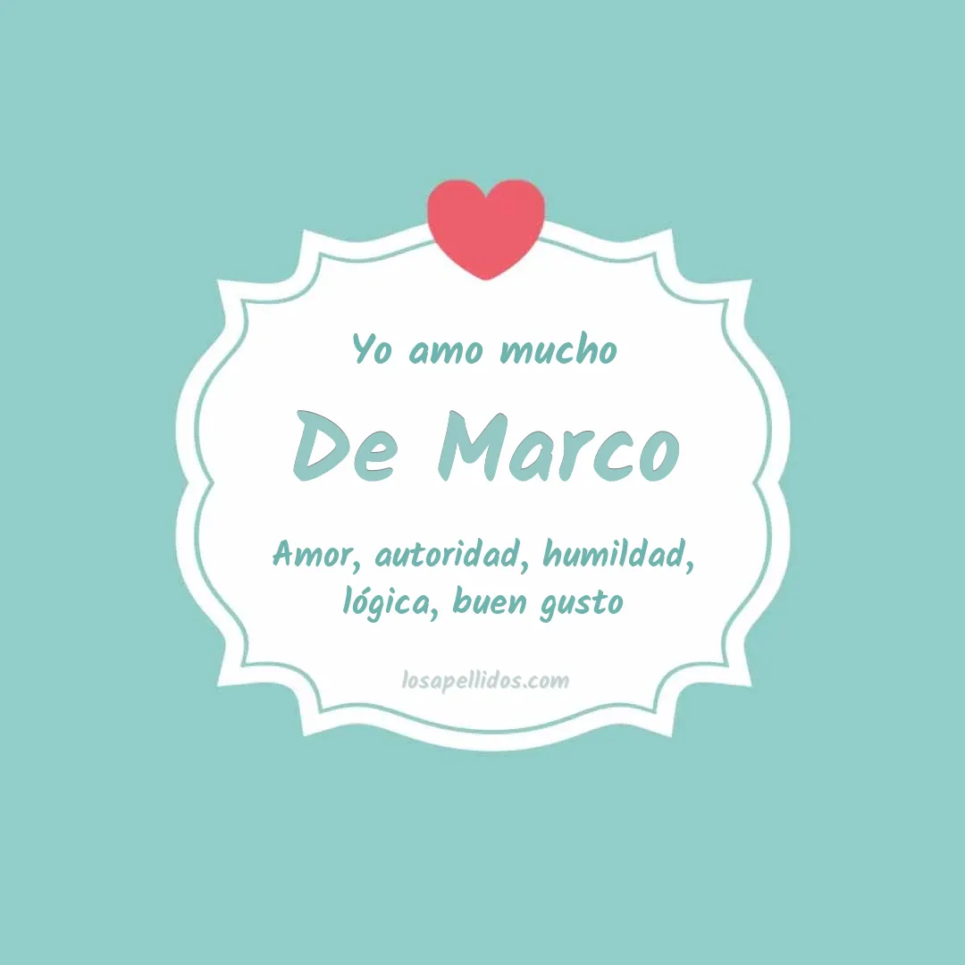 Yo amo mucho De marco