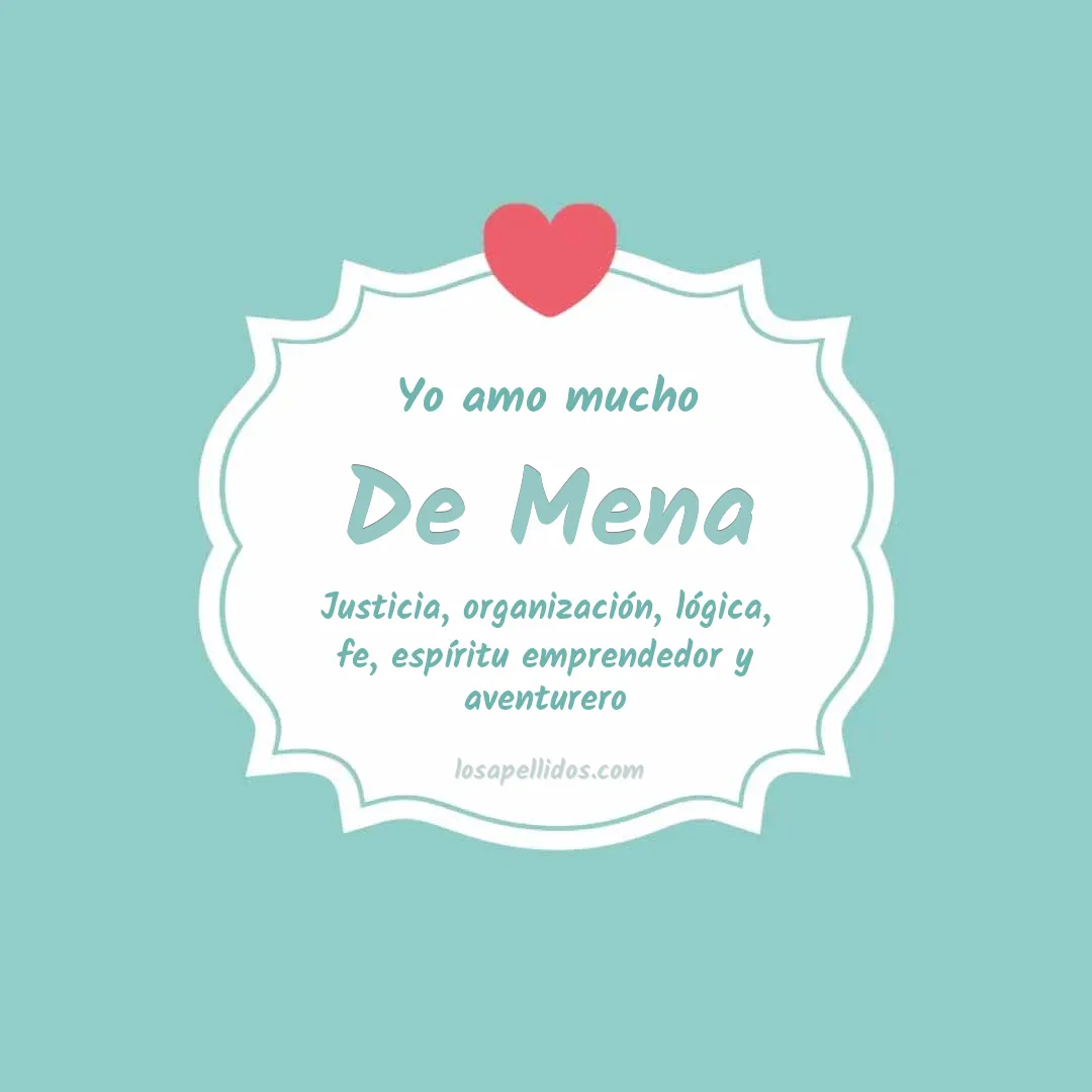 Yo amo mucho De mena