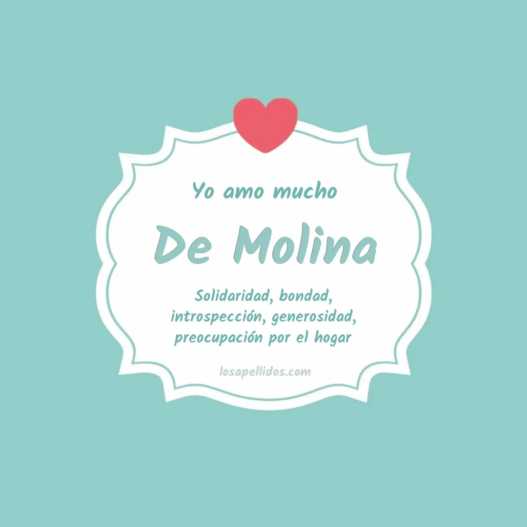 Yo amo mucho De molina