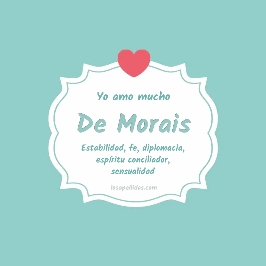 Yo amo mucho De morais