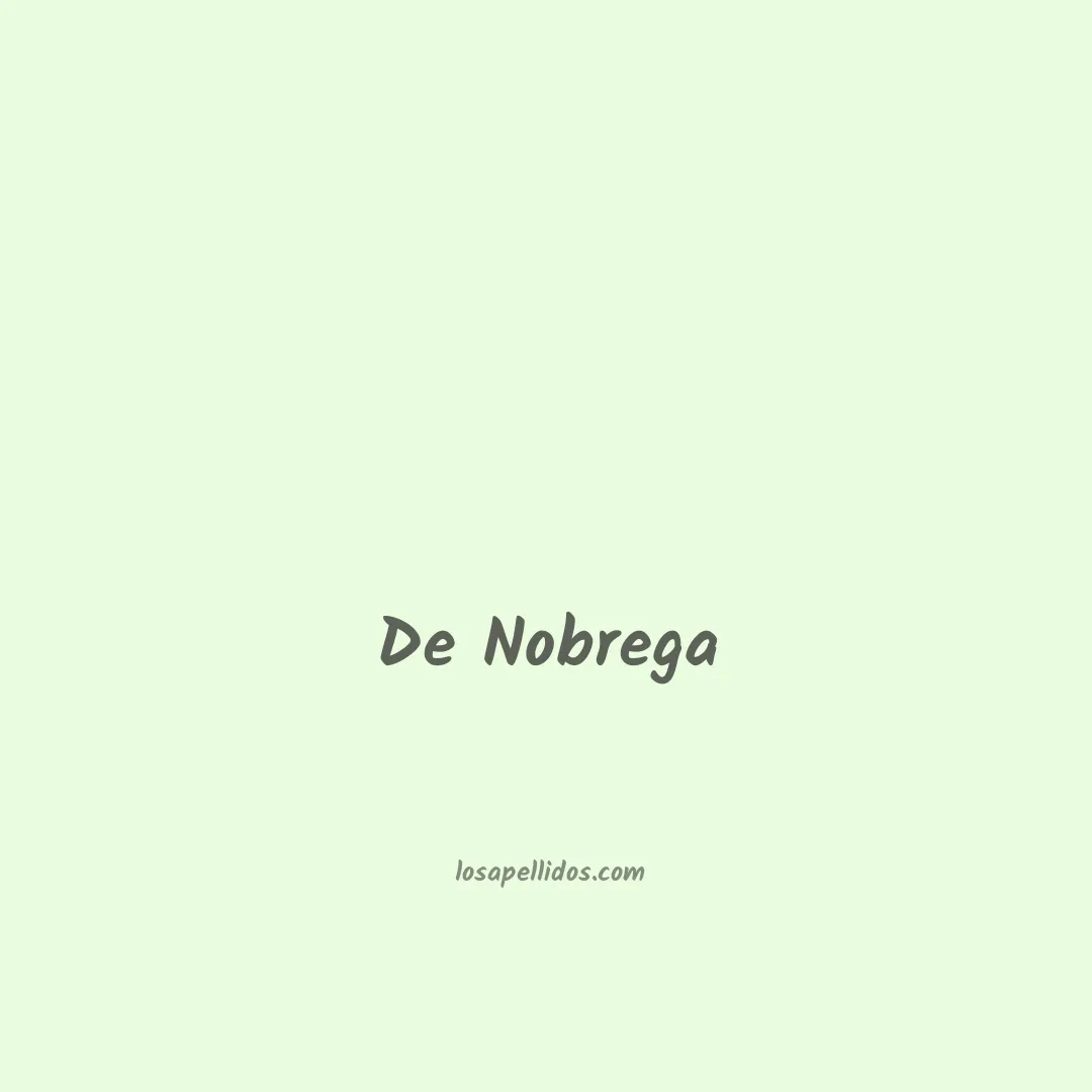 De nobrega en chino