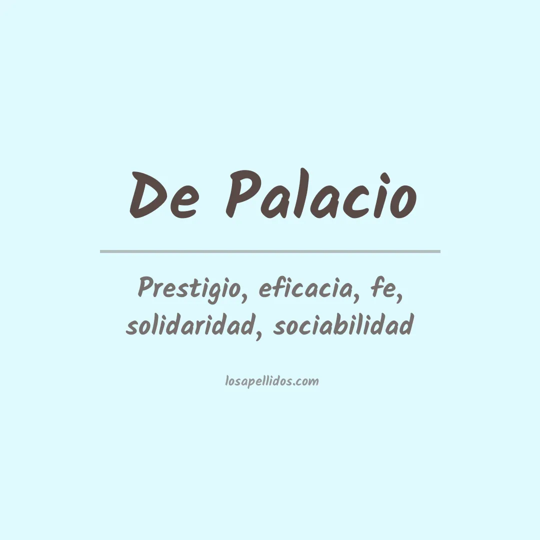 Apellido De palacio