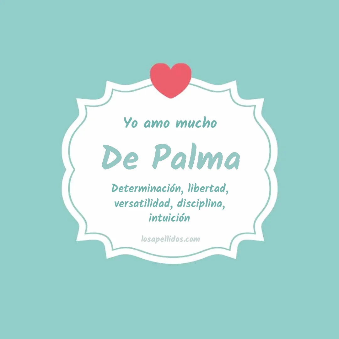 Yo amo mucho De palma