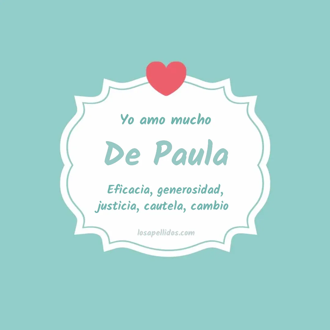 Yo amo mucho De paula