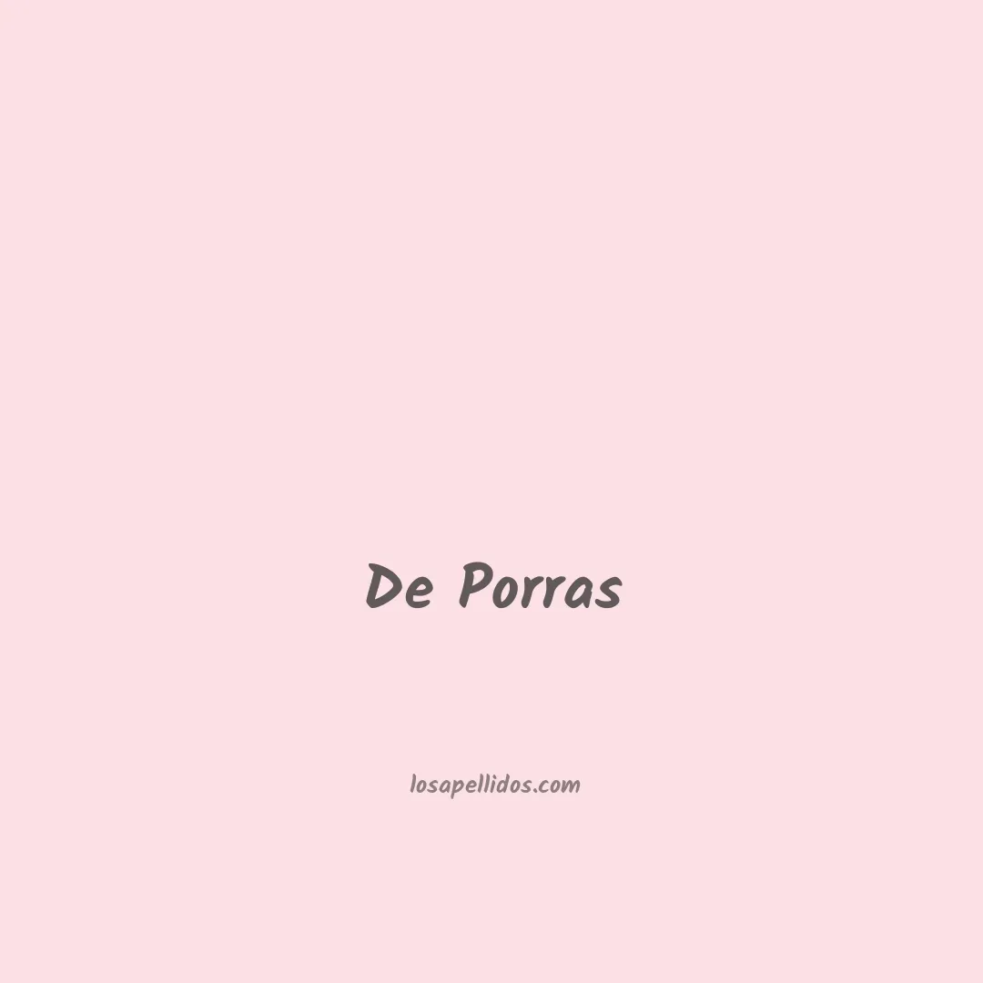 De porras en chino