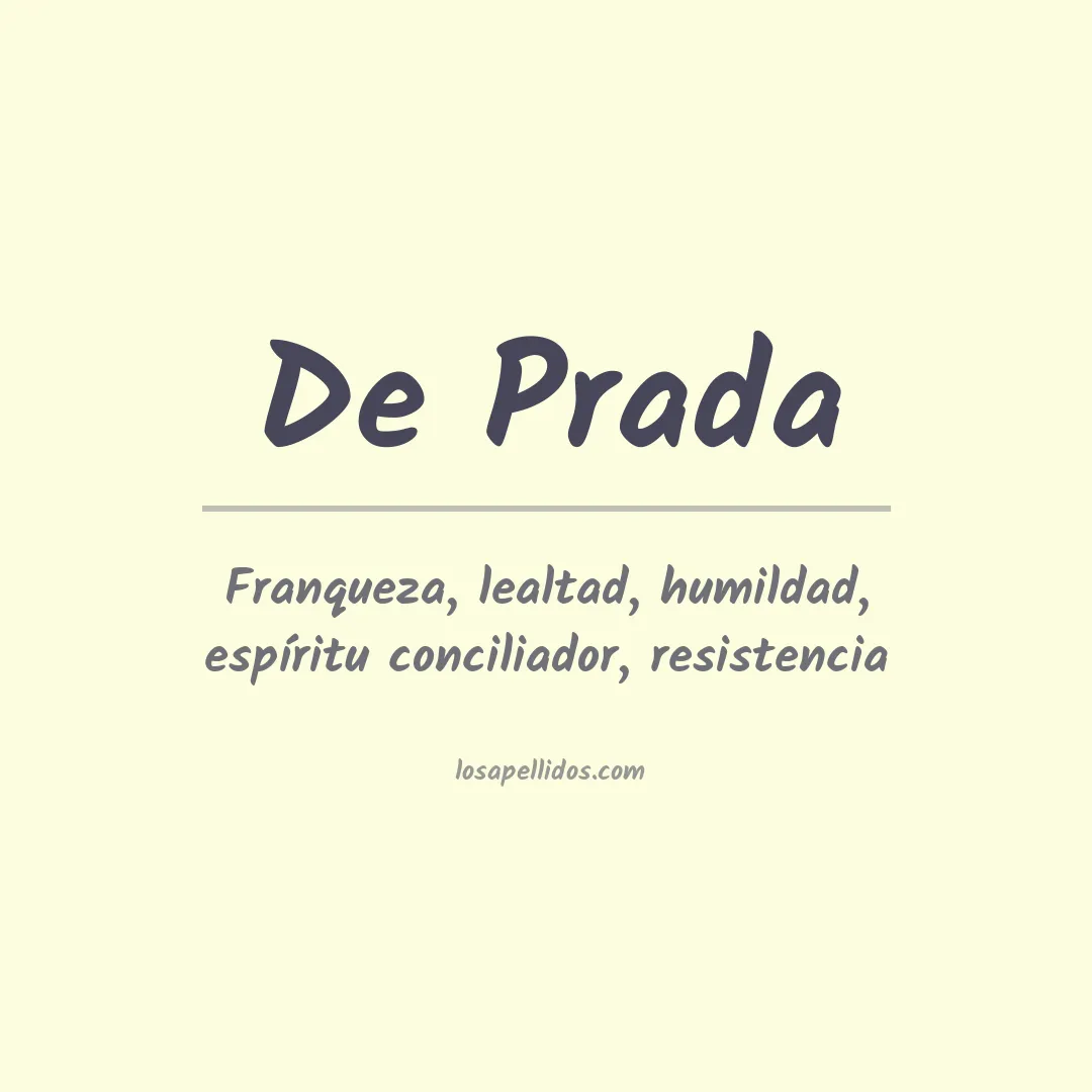 Apellido De prada