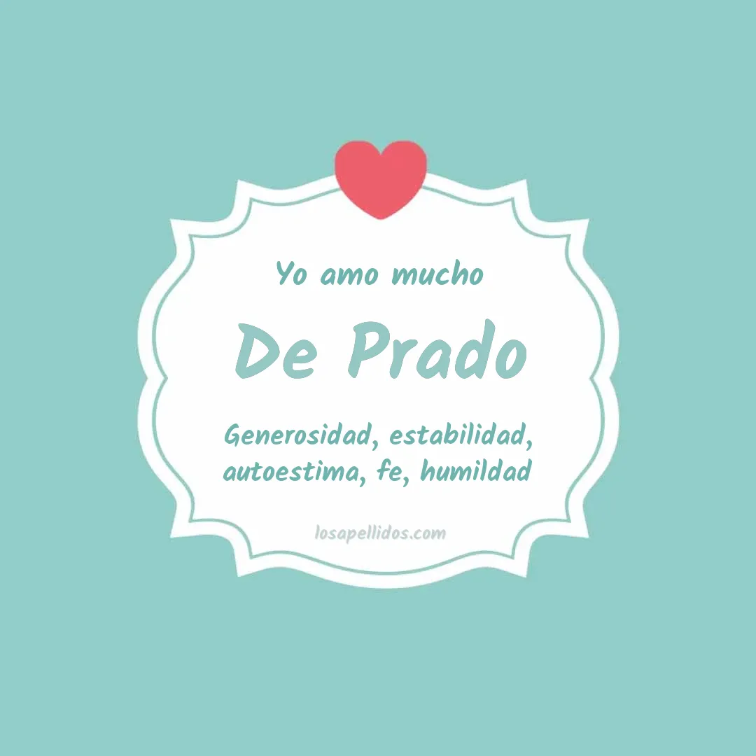 Yo amo mucho De prado