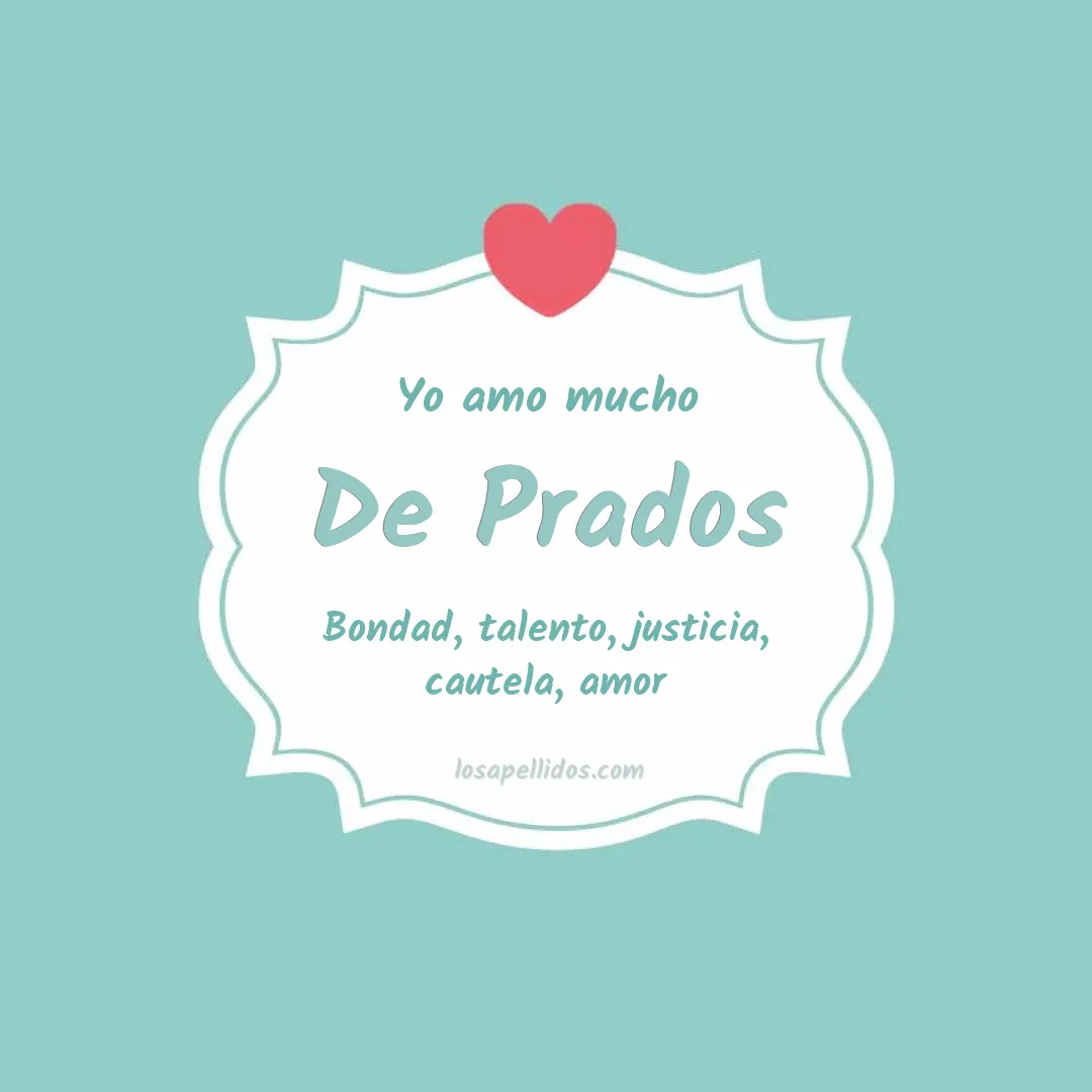 Yo amo mucho De prados